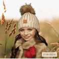 thumbnail image 3 of Be Sparkle Rhinestone Pom-Pom Beanie Hat for Women, Winter Accessories Child (Beige), 3 of 4