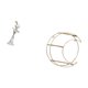 thumbnail image 5 of Figura de bailarina, estatua de niña de ballet, adorno de escritorio, estante de pared de metal, estante colgante de pared, material de resina, adecua, 5 of 8
