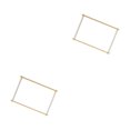 thumbnail image 1 of Kearding Wood Tapestry Scroll Embroidery Frame Crafts Sewing DIY Tools Stitch 50x48cm 2piezas, 1 of 4