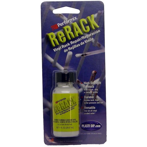 Plasti Égouttoir pour Lave-Vaisselle Réparation â?? Blanc 1 oz / Revêtement Vinyle pour Lave-Vaisselle Rouillés & Scellant de Retouche Protecteur