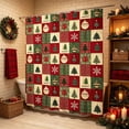 thumbnail image 2 of Christmas Bathroom Curtain 70.9x59.1in Waterproof Polyester, Holiday Shower Curtain with Hooks for Home Guest Bath Decor by MPOISVA, 2 of 7