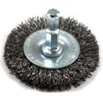thumbnail image 1 of Forney Industries 72727 Brosse à Roue en Fil Froissé Montée sur Tige - 3 Po., 1 of 1