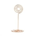 thumbnail image 3 of 12pcs Circle Shape Table Number Clip Name Card Clip Stand Paper Clip Note Clip (Rose Gold), 3 of 5