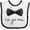 White and Black, variant on Inktastic I've Got This Black Bow Tie with Wedding Ring Boys Baby Bib