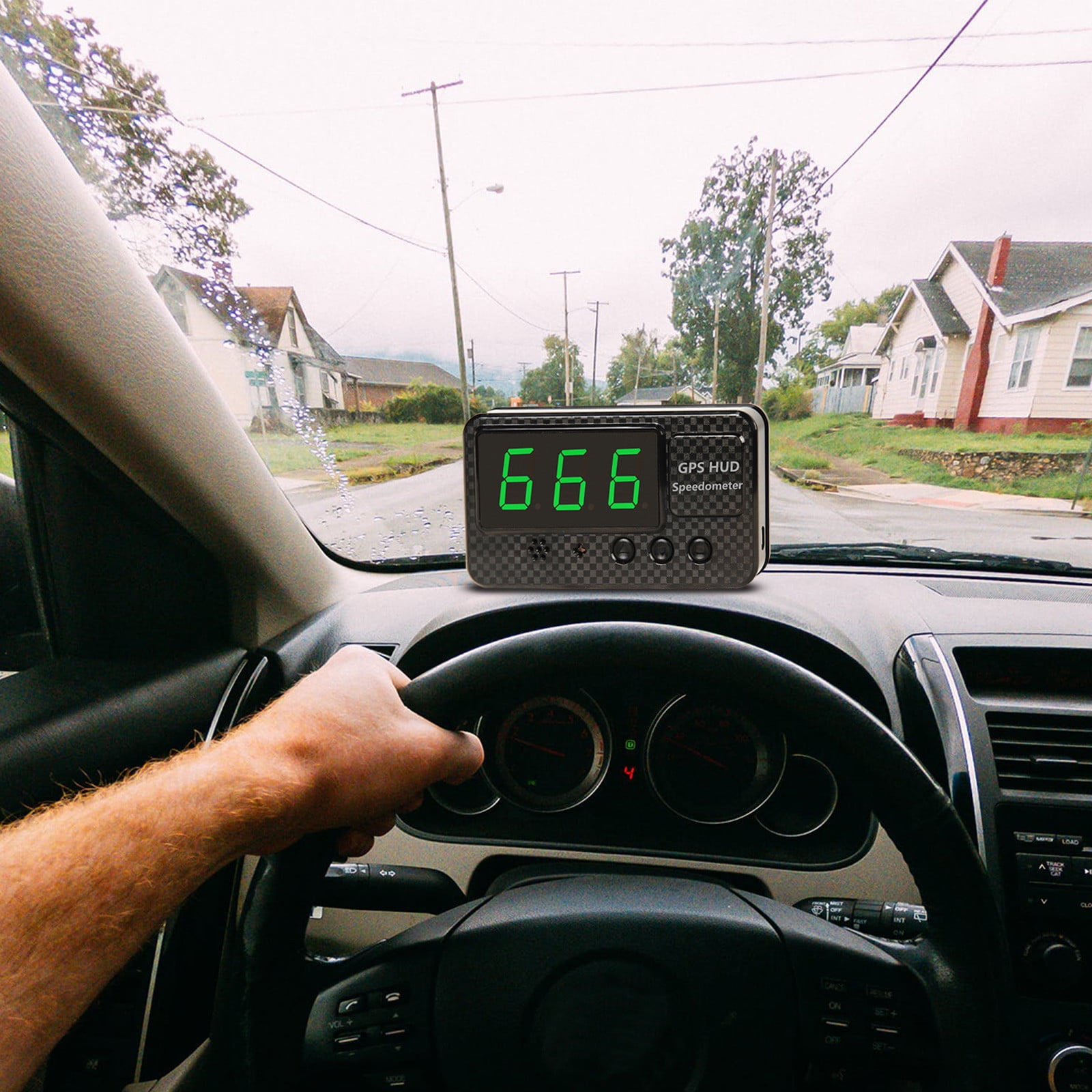engine speed Head Up Display,X5 HUD 3.5 inches Universal Car HUD Head Up Display ODB2 system with Alarm Warning Driving speed water temperature voltage 