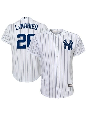 DJ LeMahieu New York Yankees Youth Home Replica Player Jersey - White/Navy