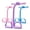 3 colors, variant on 2026 Multifunction Pedal Resistance Band | Adjustable Pedal Resistance Band with Handles 8-Tube Resistance Rope Soft Foam Foot Pedal for Full Body Home Fitness Abs Arms Legs Waist Training