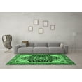 thumbnail image 3 of Ahgly Company Indoor Rectangle Abstract Emerald Green Modern Area Rugs, 8' x 10', 3 of 4
