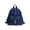 Deep Blue, variant on Women's Y2K Vintage Denim Backpack, Lightweight Water-Resistant Canvas Rucksack, Grunge Style Travel Daypack
