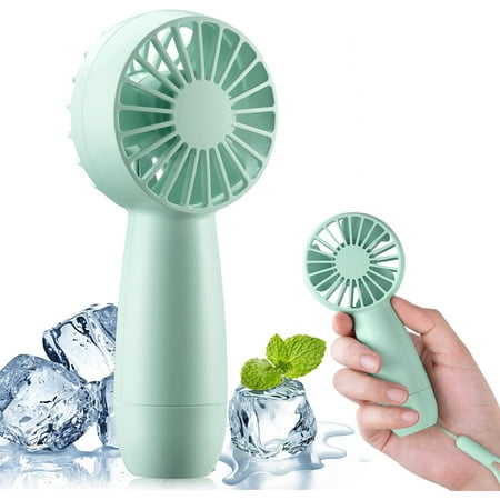 

Portable Handheld Fan Mini USB Fan Quiet with 3 Speeds Rechargeable Hand Fans 23 Hours Strong Airflow Pocket Fan Battery for Travel Home