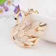 thumbnail image 2 of Swan Keychain Bling Keychains for Women Car Decor Women Keychain Swan Wallet Keychain Keychains for Backpacks European and American Miss Zinc Alloy Rhinestone Decoration, 2 of 5