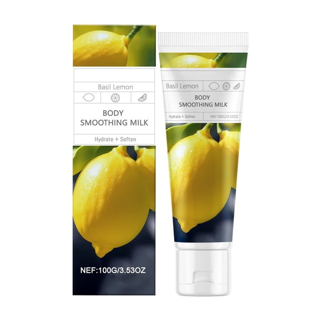 Fiudx Loción Corporal de Limón, Leche Corporal Hidratante y Refrescante, Fórmula No Grasa, Nutrición para La Piel, Todo Tipo de Piel, Esencial para El Verano.