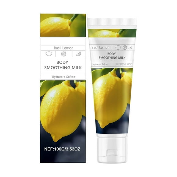 Loción Corporal Refrescante de Limón 100g Crema Hidratante Natural Fórmula No Grasa de Absorción Rápida con Ácido Hialurónico y Glicerina para todo tipo de pieles Hidratación Profunda Reparación de