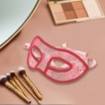 thumbnail image 4 of Unique Bargains 1 Pc Lace Half Face Party Mask for Masquerade Party Red, 4 of 5