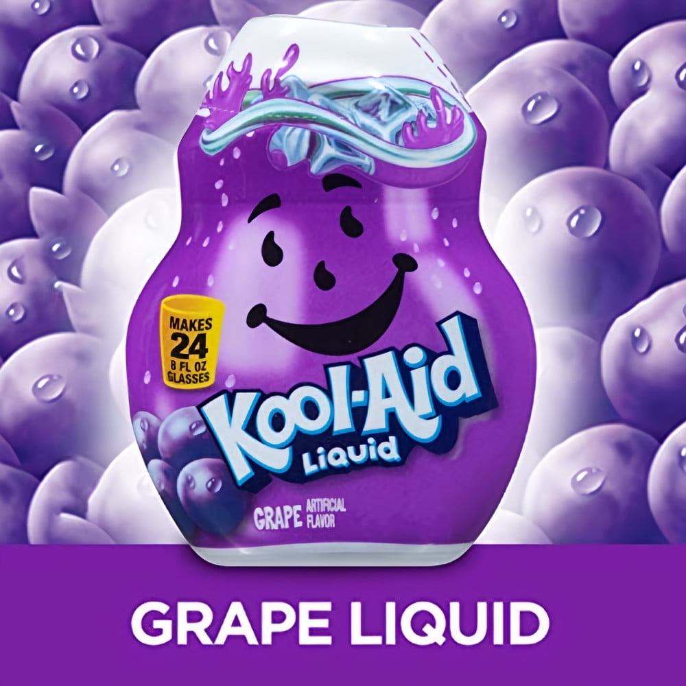 Kool-Aid Grape Liquid Drink Mix 1.62 fl oz (Pack of 14)