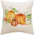 thumbnail image 4 of Housses de Coussin d'Automne 18x18 Pouces Ensemble de 4 Citrouilles de Récolte Feuilles Vacances d'Automne Lin Rustique Housse de Coussin Décorations de Ferme Action de Grâce Décoration d'Automne pour Canapé Intérieur Extérieur, 4 of 5