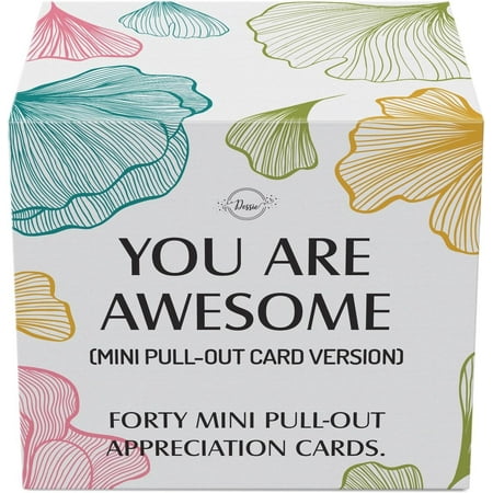 Dessie® 40 Mini Encouragement Cards – Inspirational Messages for Employees, Teachers & Friends