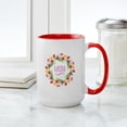 thumbnail image 4 of CafePress - Easter Wreath Mugs - 15 oz Ceramic Large White Novelty Mug, 4 of 4