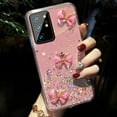 thumbnail image 3 of for Samsung Galaxy A15 5G Glitter Case,Cute 3D Butterfly Bling Glitter Sparkle Shiny Soft TPU Silicone Clear Shockproof Women Girls Slim Thin Protective Phone Case for Galaxy A15 5G 6.5",Pink, 3 of 12