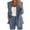 Solid, variant on FINALGANG Women's 2 Piece Suit Set Solid Color Formal Outfit Long Sleeve Open Front Blazer Relaxed Fit Pants For Daily Outdoor Wear Leisure Set