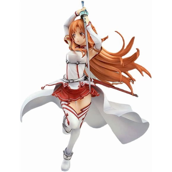 New Sword Art Online : Figurine de Collection Asuna Anime Statue de Dessin Animé Ornement de Bureau Créativité Décorations de Bureau Cadeau d'Anniversaire Cool Collection de Fans