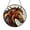 Stained Glass 5.9 Inch, variant on Stained Glass Style Horse Window Suncatcher, Fantasy Western Decorative Art Panel with Running Stallion Theme, Window Hanging Decor