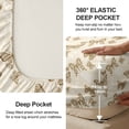 thumbnail image 2 of Flymme Full Sheets Set Beige, 4 Piece Gold Butterfly Floral Printed Bed Sheets,Soft Breathable & Cooling Sheets with Deep Pocket, Non-Slip Fitted Sheets & Pillowcases, 2 of 8