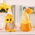 thumbnail image 2 of CSCHome Pretty Autumn Sunflower Gnome Faceless Doll Standing Posture Festival Home Decor 11.4X4.3in, 2 of 5