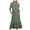 Army Green, variant on Sentmoon Sun Dresses Women Short Sleeve Solid Color Breathable Midi Wedding Guest Dresses Summer 2026 Workout Regular Fit Crew Neck Plus Size Formal Dresses for Women Yellow L