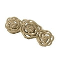 thumbnail image 1 of Pinza para el pelo rosa café con leche para mujer. Elegante pinza floral con diseño avanzado para peinar el cabello, 1 of 6