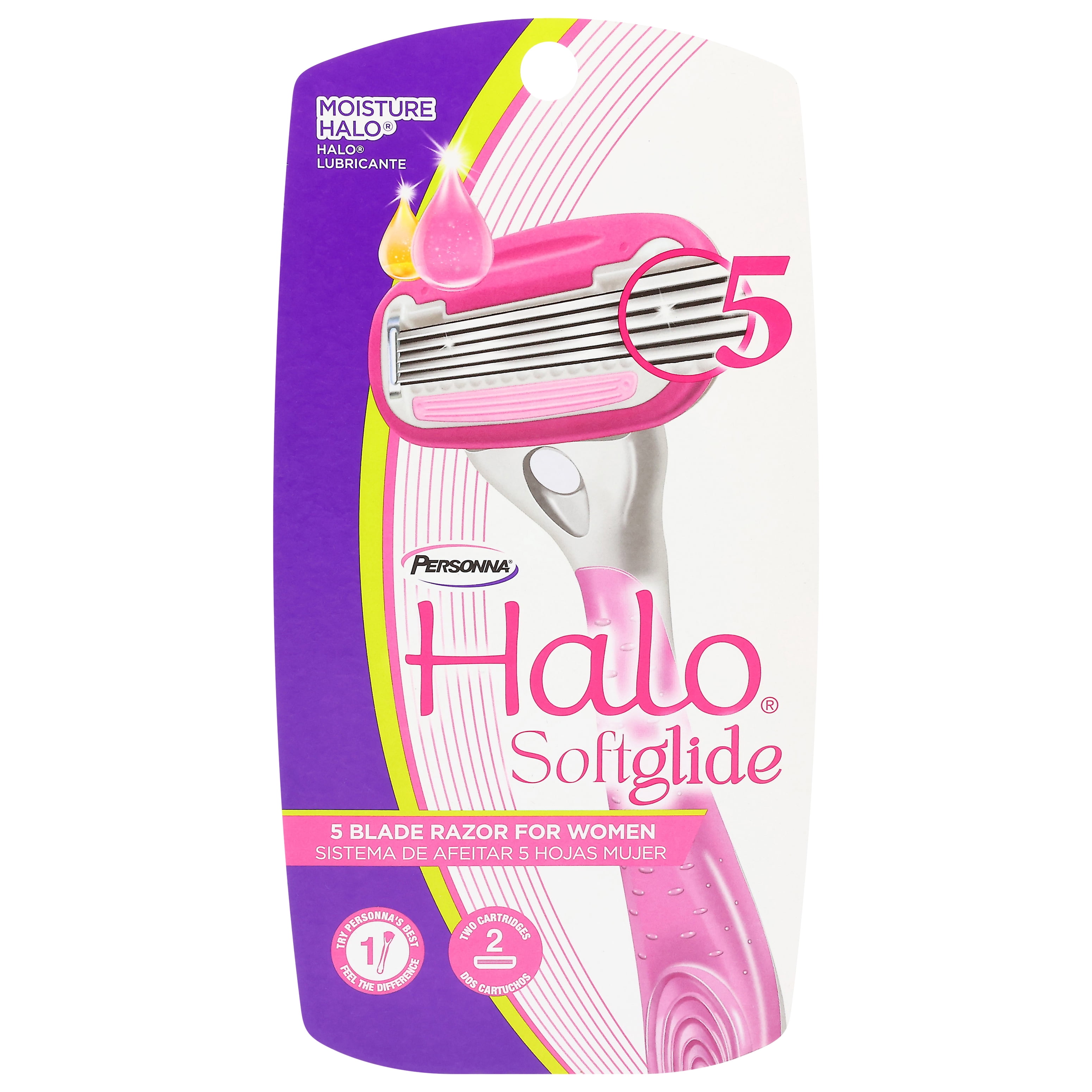 Personna Halo 5 blades Handle razor 1ea