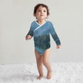 thumbnail image 4 of Xecao Majestic Deer Mountain Lake Print Baby unisex-baby Cotton Long-sleeve Bodysuits-18 Months, 4 of 6