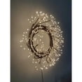 thumbnail image 5 of Hi-Line Gift Ltd. 24in LED Christmas Wreath Brown Indoor Hanging Holiday Decor, 5 of 6