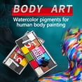 thumbnail image 1 of EGNMCR Makeup Face Color Facial Fluorescent Paint Pan Easy-to-Clean Water-Soluble Pigments Fluorescent painted plate, 1 of 9