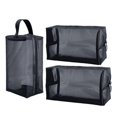 thumbnail image 2 of Travel Accessories Women Makeup Travel Bag Grenadine Material Black 21X12X8CM 3Pcs, 2 of 3