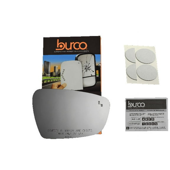 Fits 17-18 Kia Forte Right Pass Convex Mirror Glass Lens w/BlindSpot Icon