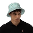 thumbnail image 6 of Daiia Sea Turtle Pattern Bucket Hat - Trendy Cotton Sun Hat for Beach, Golf, Fishing - Fun Outdoor Vacation Boonie for Men and Women, 6 of 9