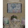 thumbnail image 6 of Outdoor TV Cover 60 to 65 Inch Weatherproof, Blue Coastal Ocean Waterproof TV Screen Protector for Outside Decor with Zipper and Pocket 58"L x 37"H , Crab Coral Shell L, 6 of 7