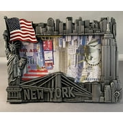 NYC Metal Picture frame landmark Empire State Building replica Statue of Liberty New York City Size 4x6