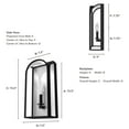 thumbnail image 6 of Hunter - Dukestown 1-light Natural Black Iron, Small Sconce Light, Dimmable, Formal Style, for Bedrooms, Dining, Living Rooms - 19730, 6 of 7