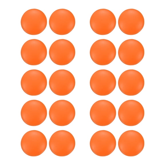 Uxcell 10 Pairs Glasses Ear Grip 12mm Anti Slip Eyeglass Ear Grips Round Type Orange