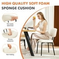 thumbnail image 4 of Aukfa Modern Kitchen Dining Chairs Set of 2 with Faux Leather Cushion, White, 4 of 8