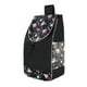 thumbnail image 4 of Bolsa de repuesto para carrito de compras, plegable, bolsa de repuesto para necesidades diarias, Flor negra, 4 of 8