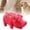 A_A, variant on Pig Dog Toy, Squeaky Dog Toys, Dot Pig Dogs Chew Toys with a Sound Squeaker, Durable Self Play Dogs Squeeze Toy for Dental Biting Chasing to Kill Boring Time, Orange