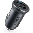 thumbnail image 1 of Chargeur de Voiture, Mini Chargeur de Voiture en Alliage d'Aluminium 24W Double USB, Adaptateur de Voiture en Alliage PowerDrive 2 avec LED Bleue pour iPhone12/11/XR/TP, iPad Pro/Air 2/Mini, Galaxy (Non Compatible avec Charge Rapide), 1 of 4