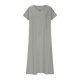 thumbnail image 3 of WILLBEST Vestido De Verano Para Mujer, Vestido Informal Holgado De Lino Con Cuello En V Y Manga Corta, Vestido De Día Cómodo De Color Sólido, 3 of 3