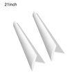 thumbnail image 6 of Porfeet 2Pcs/Set Rubber Oilproof Heat-resistant Stove Counter Gap Cover Kitchen Gadgets,White 21inch, 6 of 10
