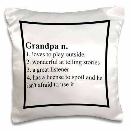 3drose Definition Of Grandpa Saying Pillow Case 16 By 16 Inch