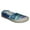 Blue, variant on Frisky Womens 6-11 Stripe Canvas Shoe (Fuchsia 9)