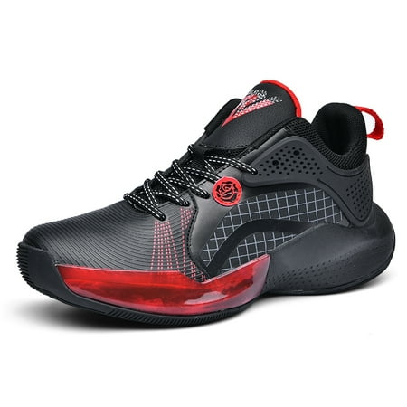

Men s Trendy Breathable Basketball Shoes Shock Absorption Anti-skid Causal Sneakers Outdoor Sports Walking Training Shoes